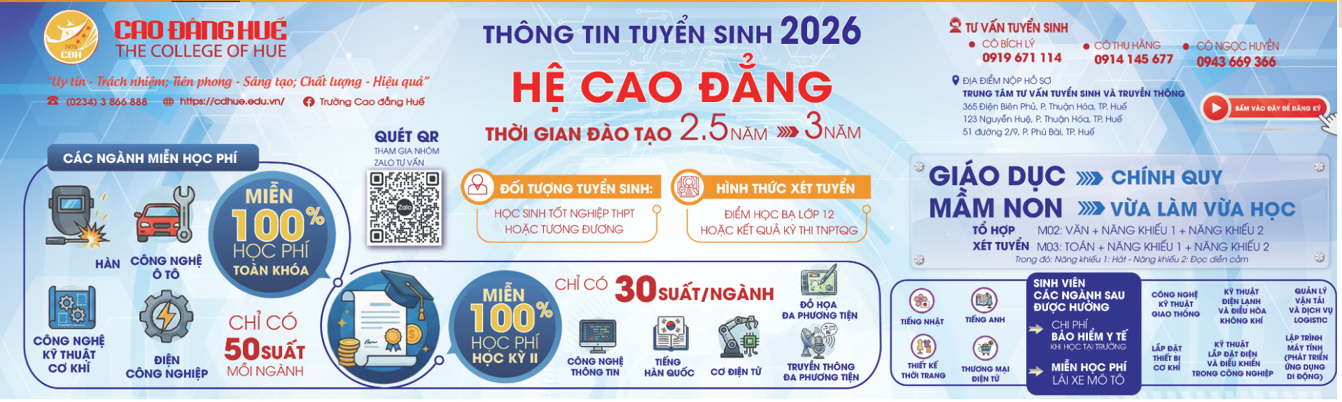 Tuyển sinh Cao đẳng Đắk Lắk 2026