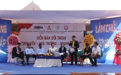 Diễn đàn đối thoại “Sinh viên – Nhà trường – Doanh nghiệp”